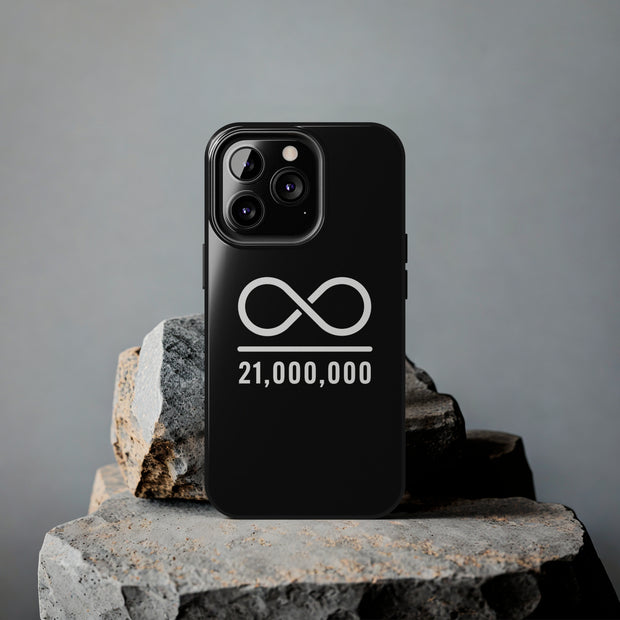 Infinity Over 21 Million iPhone Case