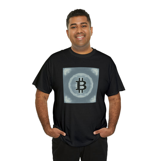 Bitcoin in Blue Tee