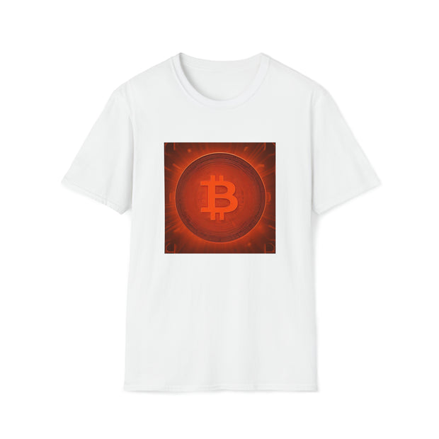 Solar Night Bitcoin Unisex Softstyle T-Shirt