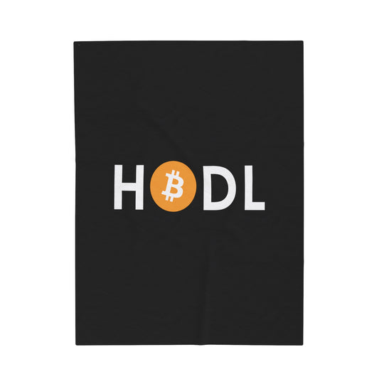 Hodl Cozy Plush Blanket