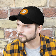 Bitcoin Logo Unisex Twill Hat