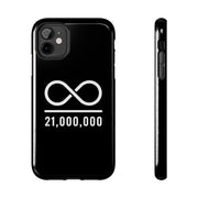 Infinity Over 21 Million iPhone Case