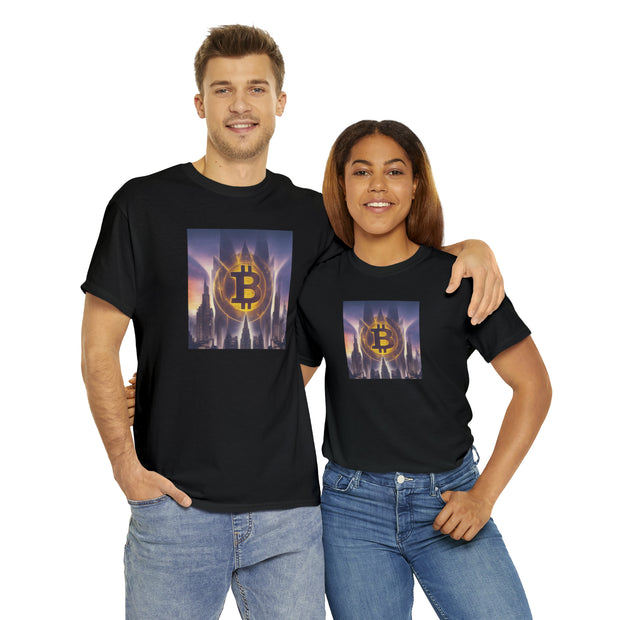 Bitcoin Signal Over Gotham Tee