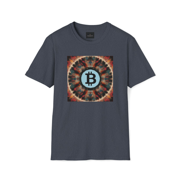 Bitcoin Blue Iris Unisex Softstyle T-Shirt