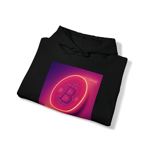 Bitcoin Pink Néon Hoodie