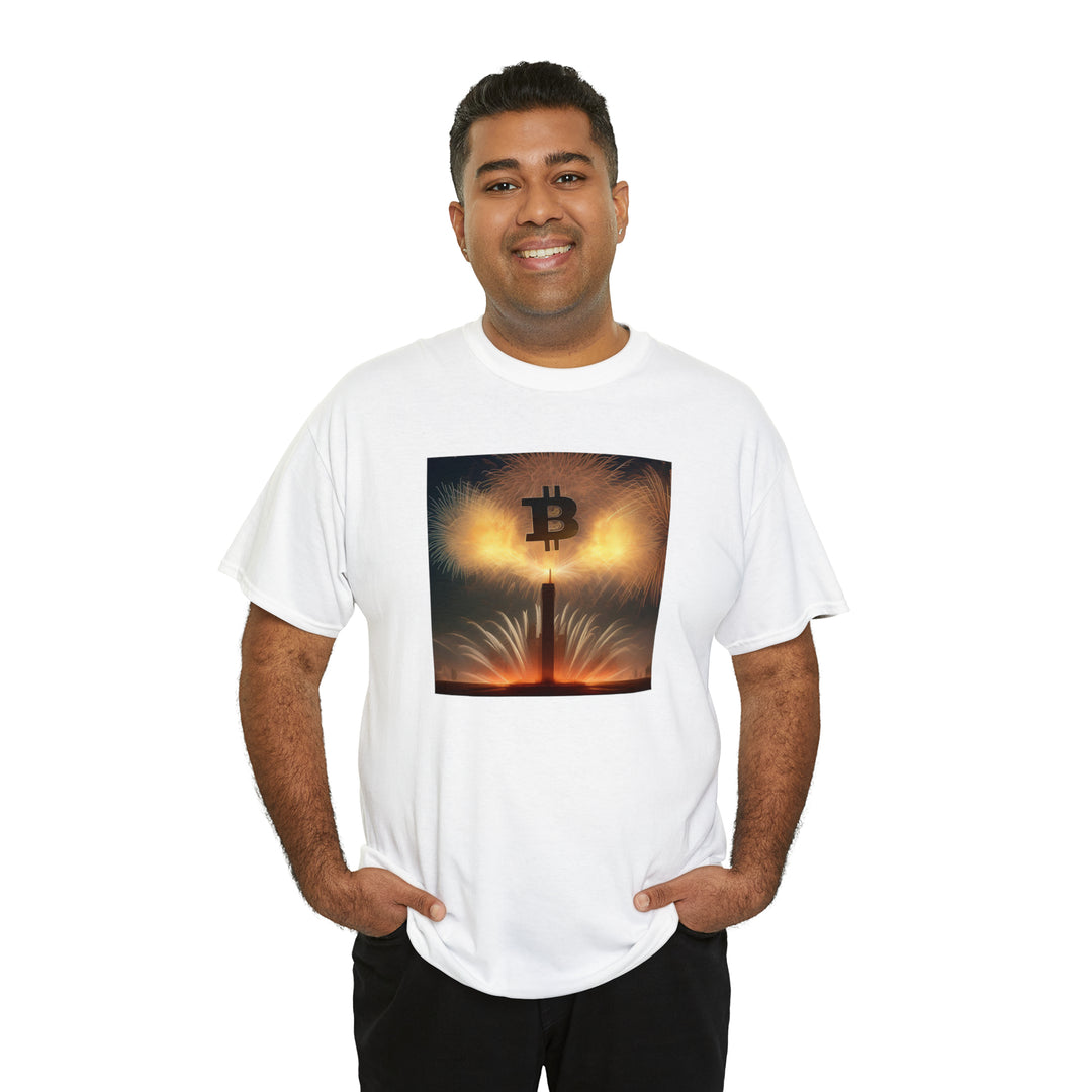 Bitcoin Fireworks Celebration Tee