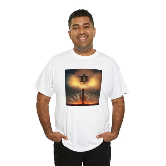 Bitcoin Fireworks Celebration Tee