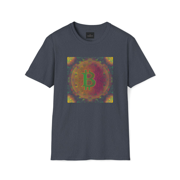 Groovy Bitcoin Unisex Softstyle T-Shirt