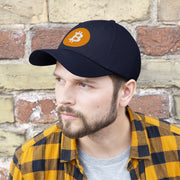 Bitcoin Logo Unisex Twill Hat