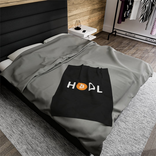 Hodl Cozy Plush Blanket