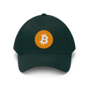 Bitcoin Logo Unisex Twill Hat