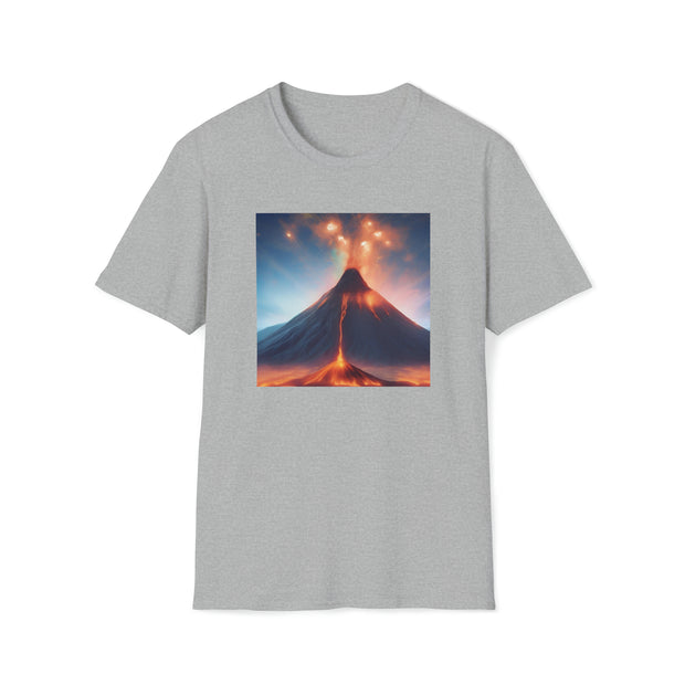 Bitcoin Eruption Unisex Softstyle T-Shirt