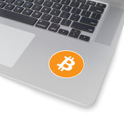 Bitcoin Logo Kiss-Cut Stickers