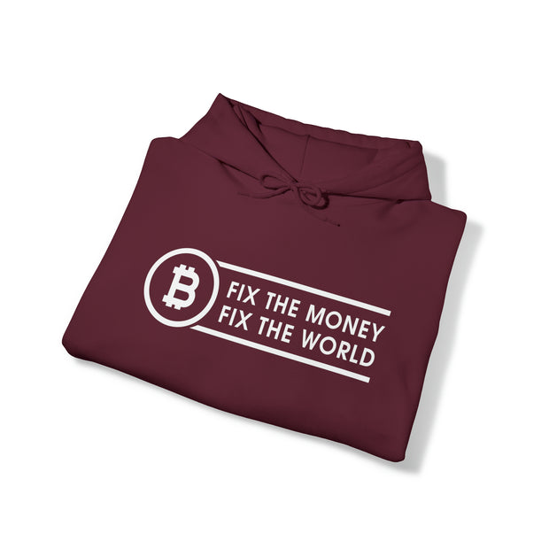 Fix The Money Fix Thé World Hoodie