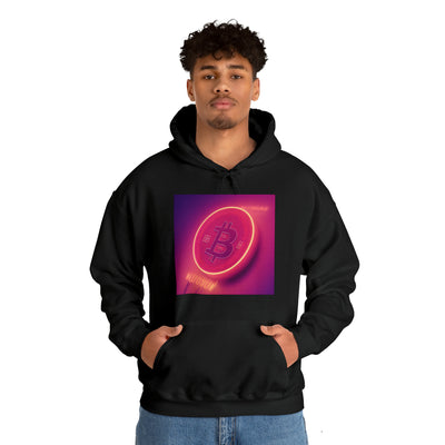 Bitcoin Pink Néon Hoodie