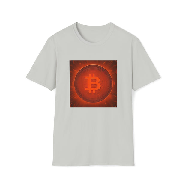 Solar Night Bitcoin Unisex Softstyle T-Shirt