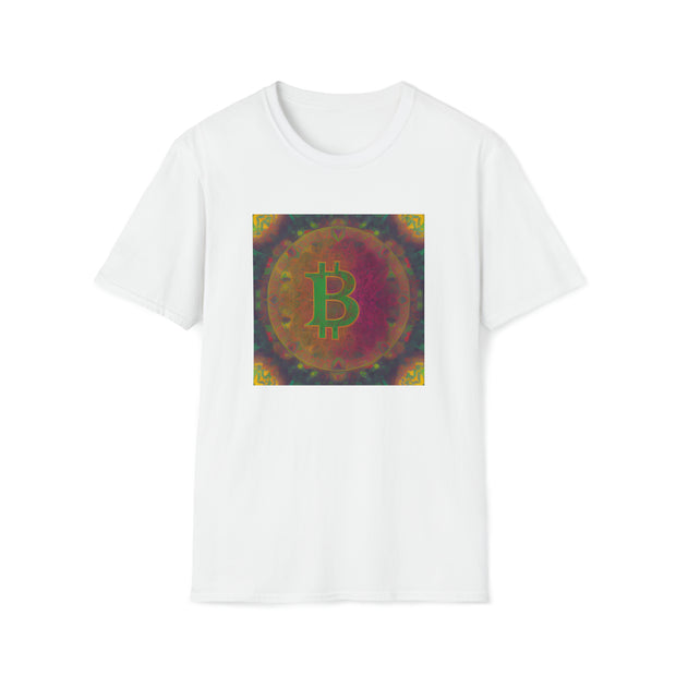 Groovy Bitcoin Unisex Softstyle T-Shirt