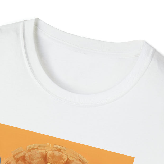 Bitcoin Rising Unisex Softstyle T-Shirt