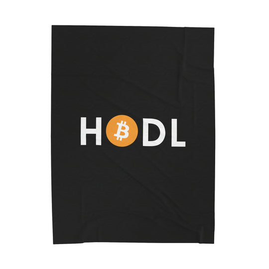 Hodl Cozy Plush Blanket