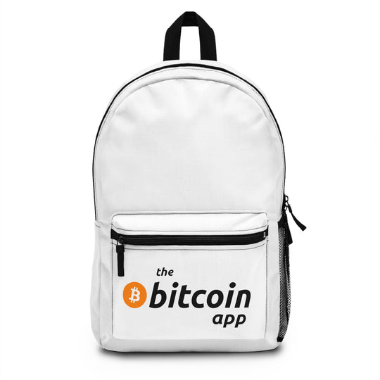 The Bitcoin App Backpack - White