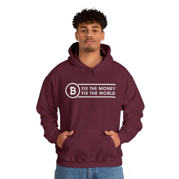 Fix The Money Fix Thé World Hoodie