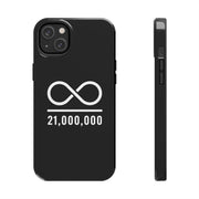 Infinity Over 21 Million iPhone Case