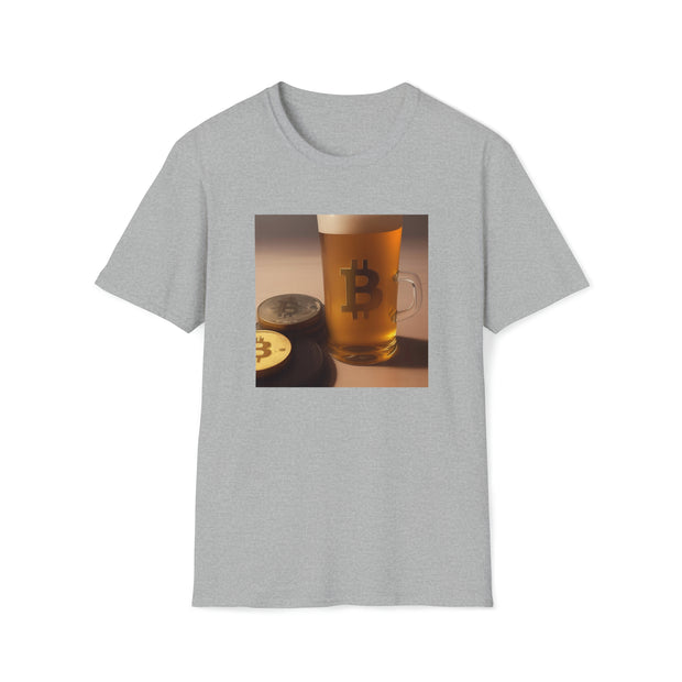 Cheers to Bitcoin Unisex Softstyle T-Shirt