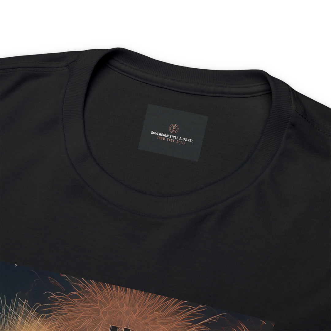 Bitcoin Fireworks Celebration Tee