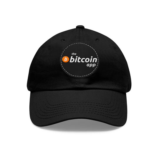 The Bitcoin App Hat with Leather Patch